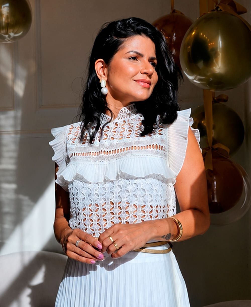 Retrato da Dra. Leyre Rocha.